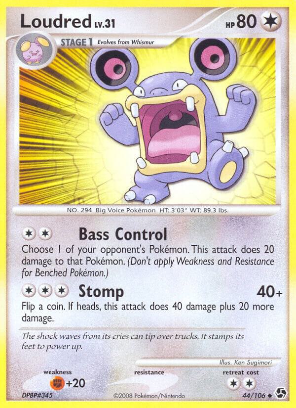 Loudred 44/106 card from Great Encounters