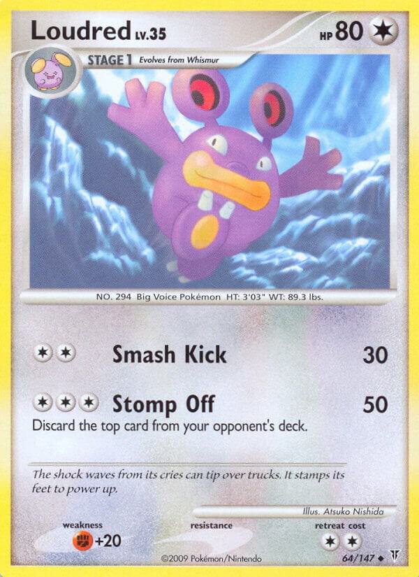 Loudred 64 card from Supreme Victors