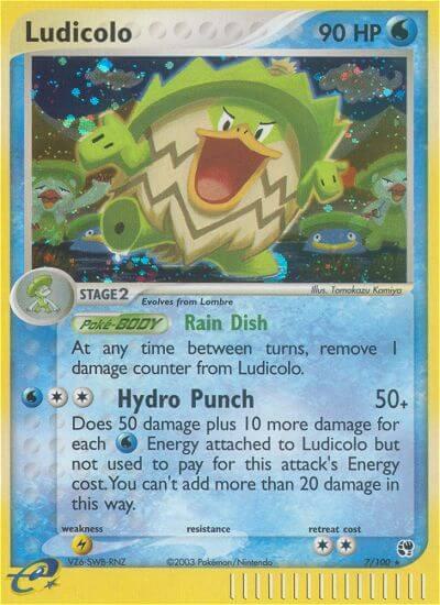Ludicolo 7/100 card from Sandstorm