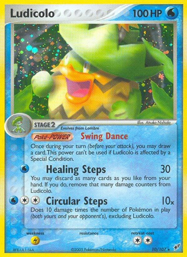 Ludicolo - 010/107 10/107 card from Deoxys