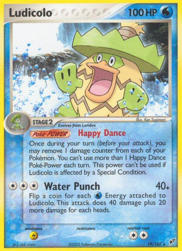 Ludicolo - 019/107 19/107 card from Deoxys