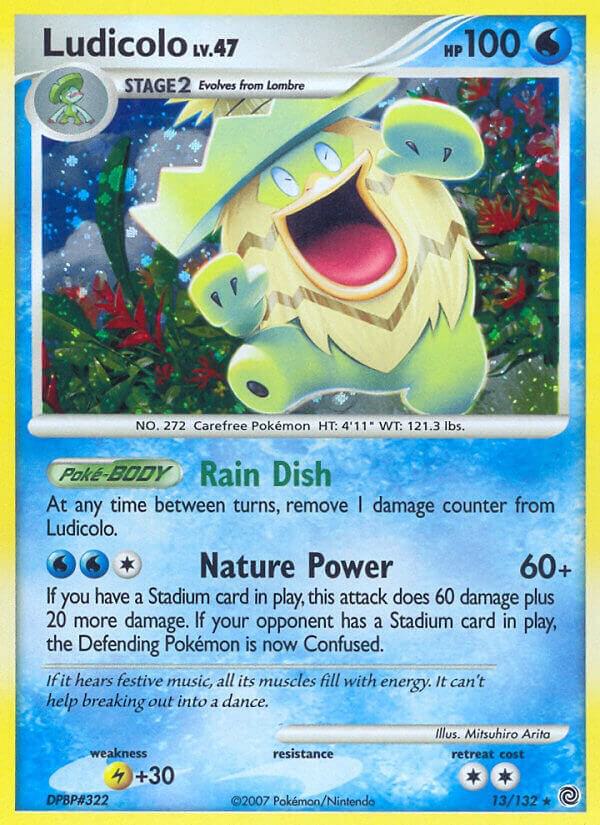 Ludicolo 13/132 card from Secret Wonders