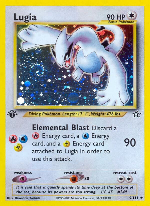 Lugia 009/111 card from Neo Genesis