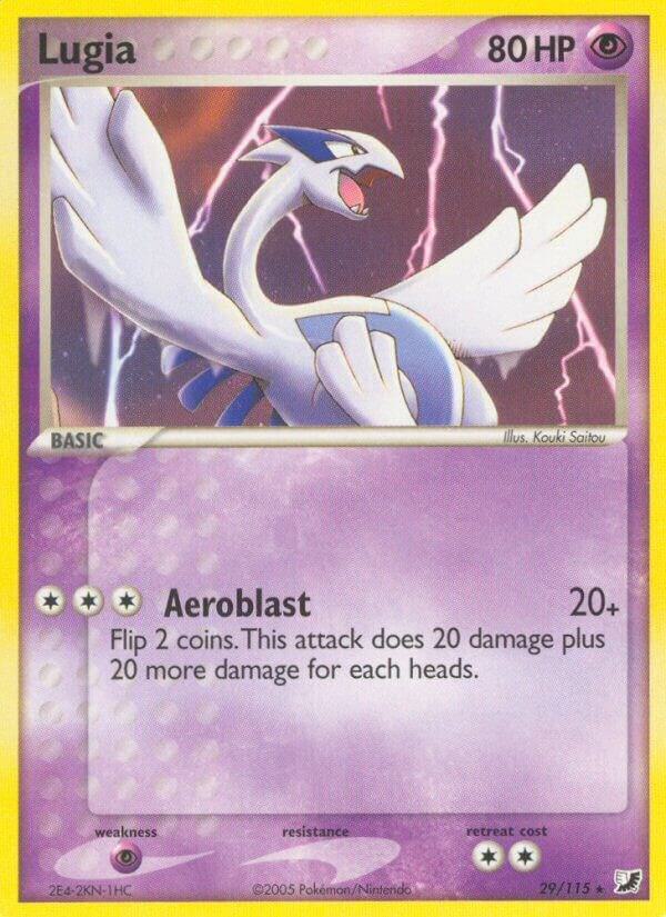 Lugia 29/115 card from Unseen Forces