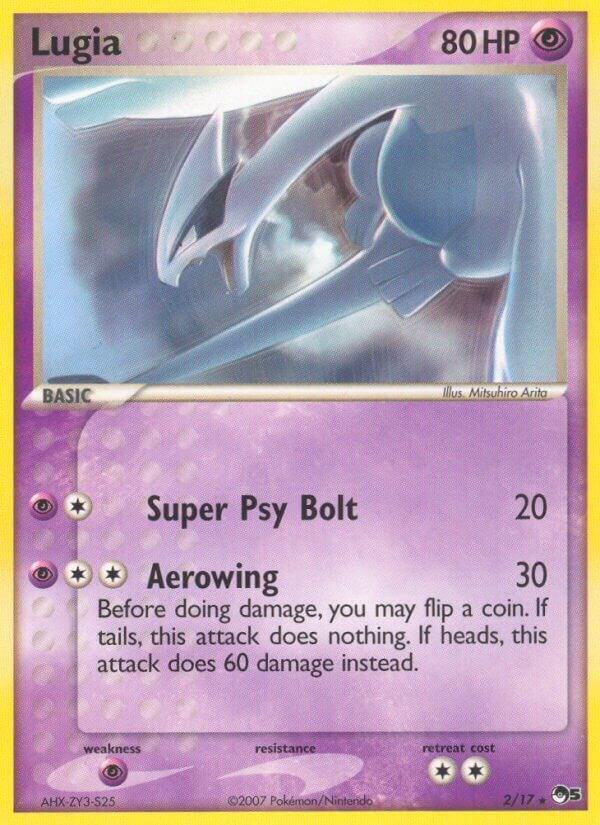 Lugia 002/017 card from POP Series 5