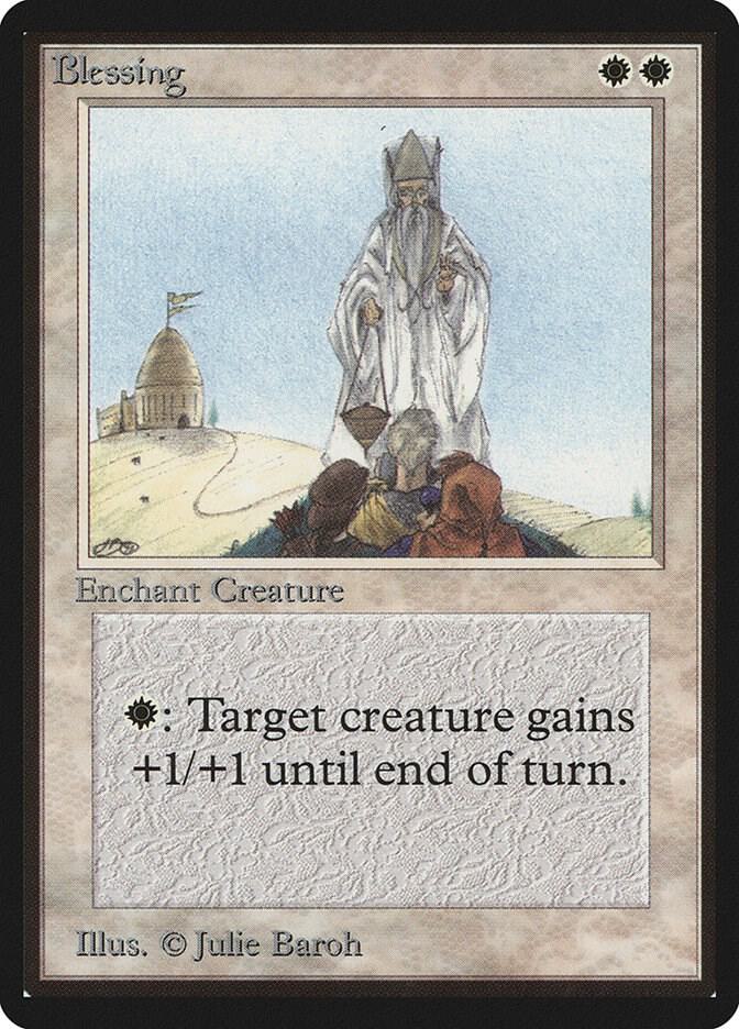 Blessing card from Beta Edition