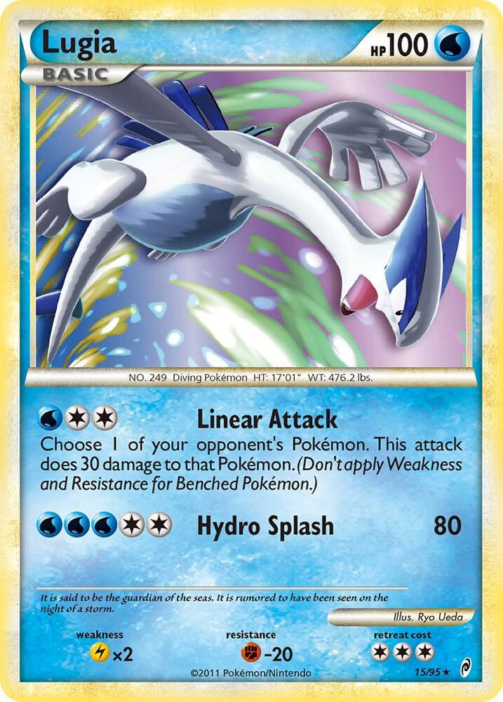 Lugia 15/95 card from Call of Legends