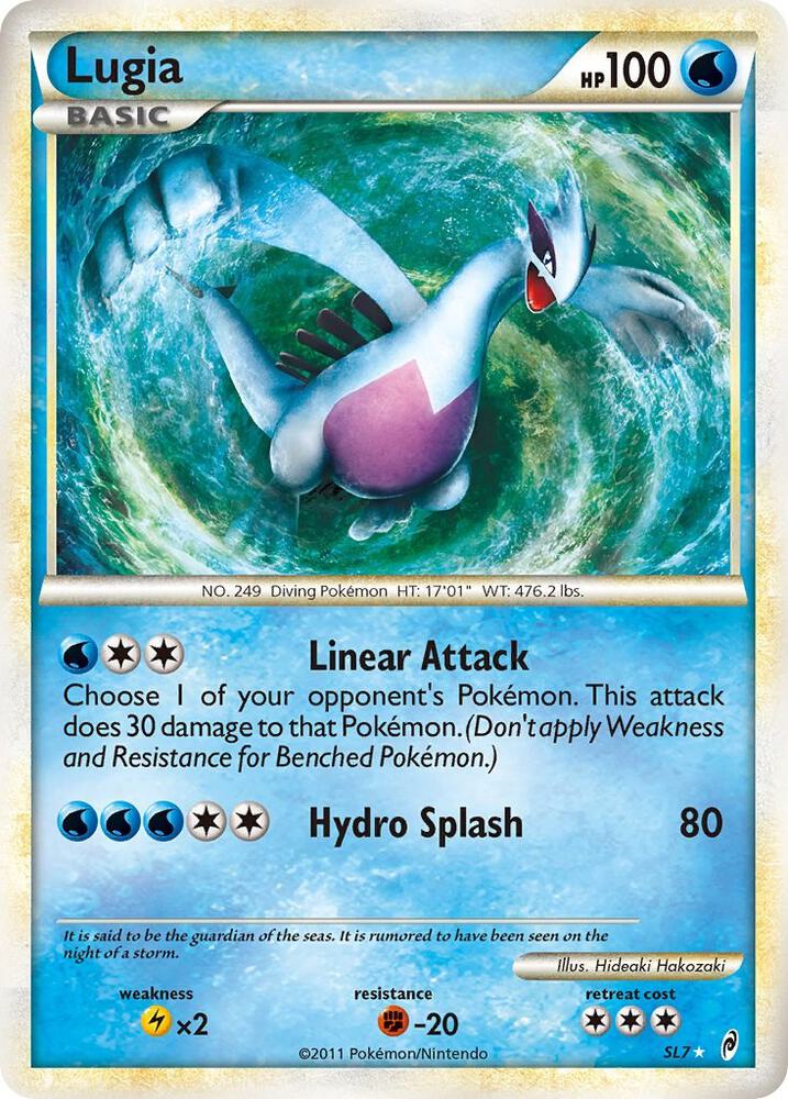 Lugia (Shiny) SL7 card from Call of Legends