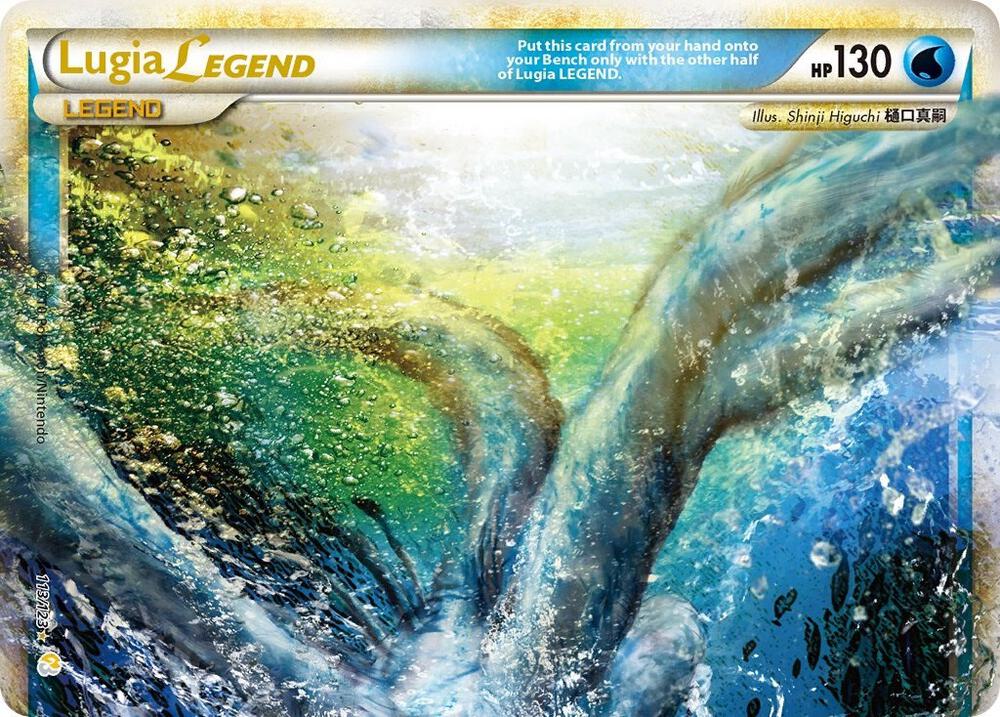 Lugia Legend (Top) 113/123 card from HeartGold SoulSilver