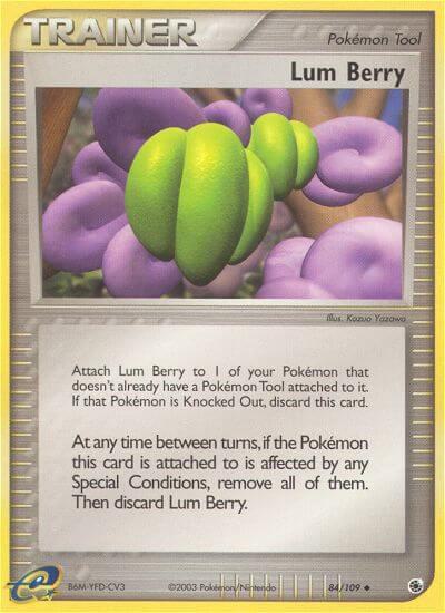 Lum Berry 84/109 card from Ruby and Sapphire