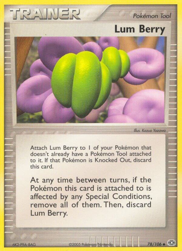 Lum Berry 78/106 card from Emerald