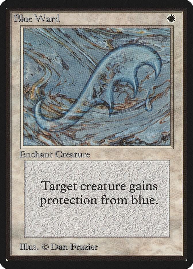 Blue Ward card from Beta Edition