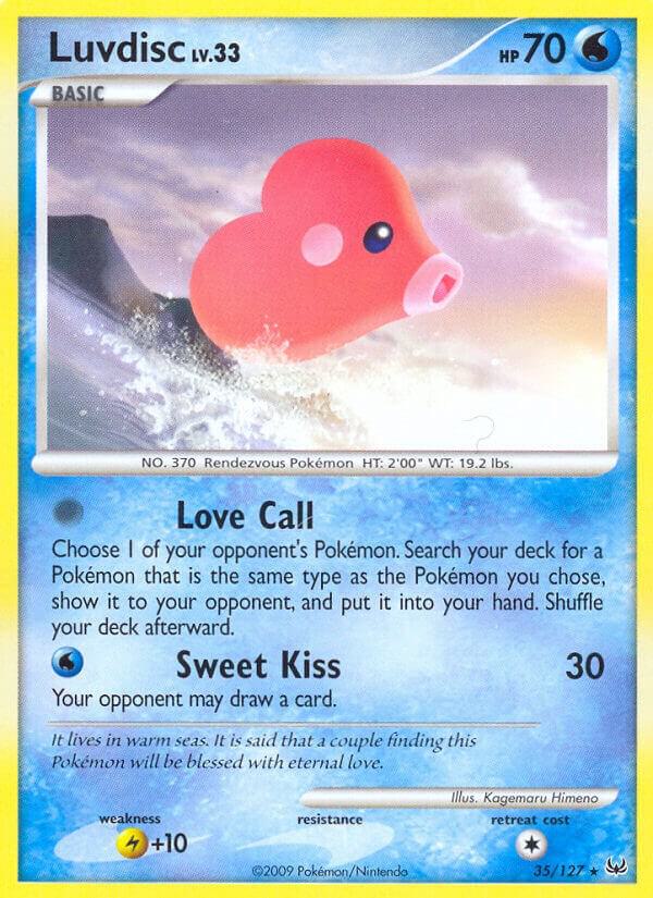 Luvdisc 35/127 card from Platinum