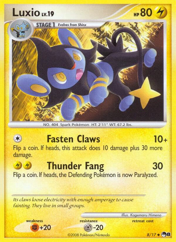 Luxio 008/017 card from POP Series 8