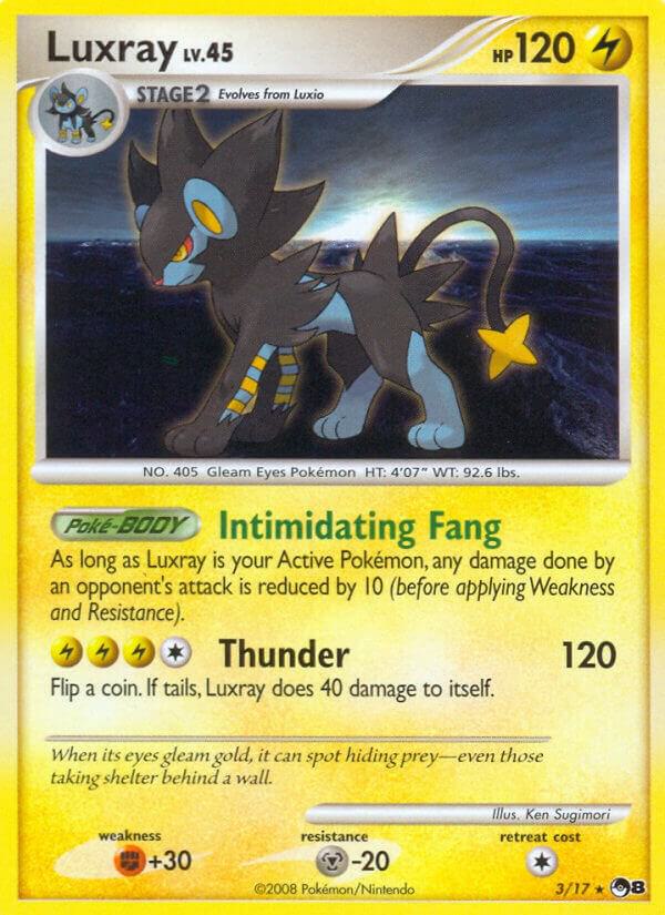 Luxray 003/017 card from POP Series 8