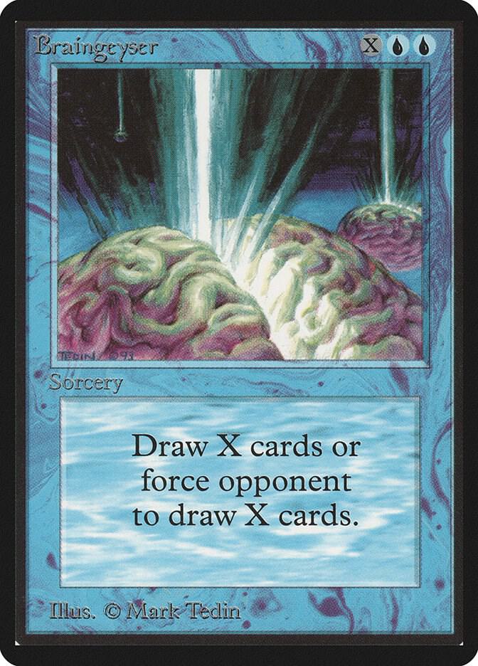 Braingeyser card from Beta Edition