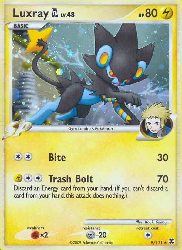 Luxray GL 9/111 card from Rising Rivals