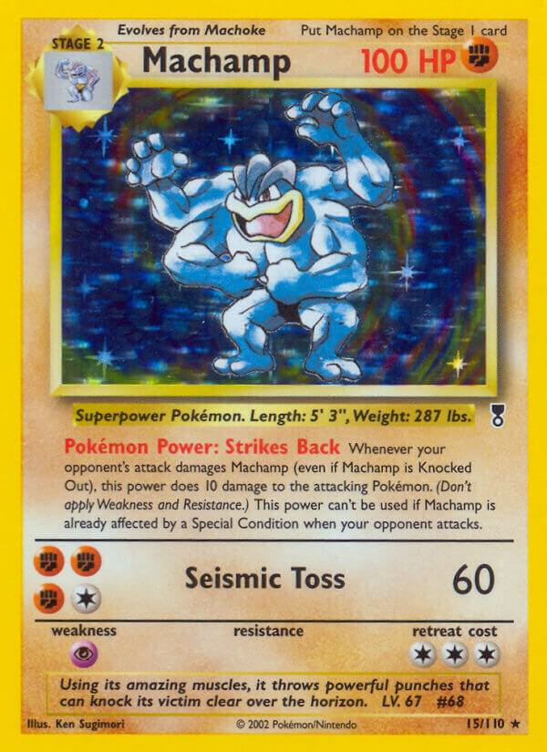 Machamp 015/110 card from Legendary Collection