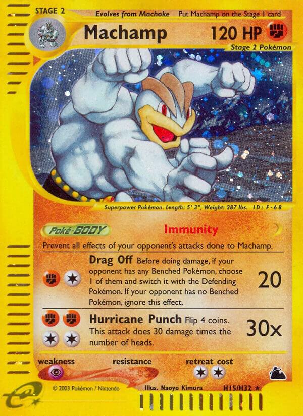 Machamp (H15) H15/H32 card from Skyridge