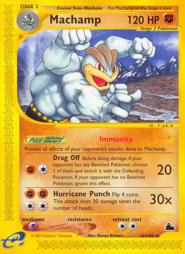 Machamp (16) 016/144 card from Skyridge