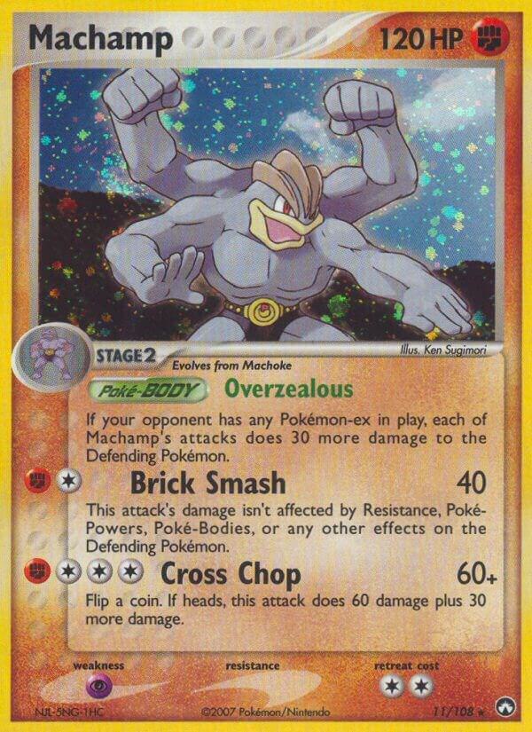 Machamp 11/108 card from Power Keepers