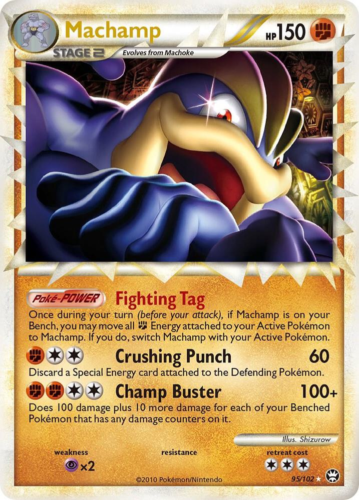 Machamp (Prime) 95/102 card from Triumphant