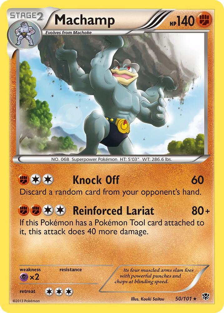 Machamp (50) 50/101 card from Plasma Blast