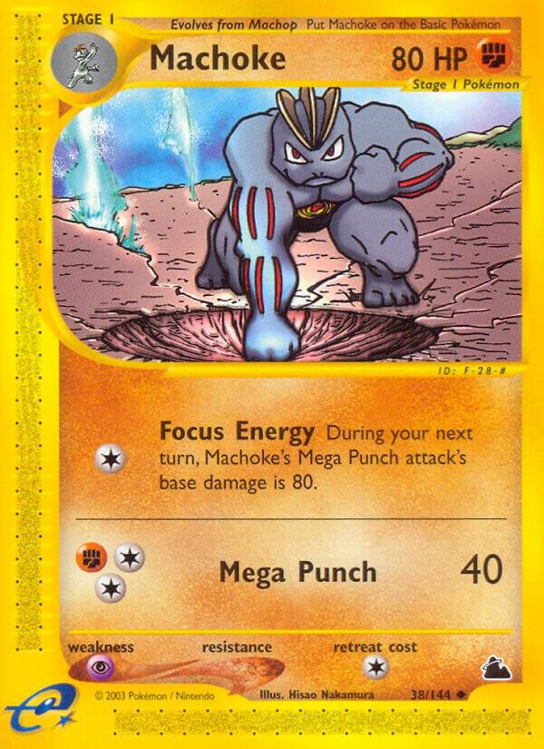 Machoke 038/144 card from Skyridge