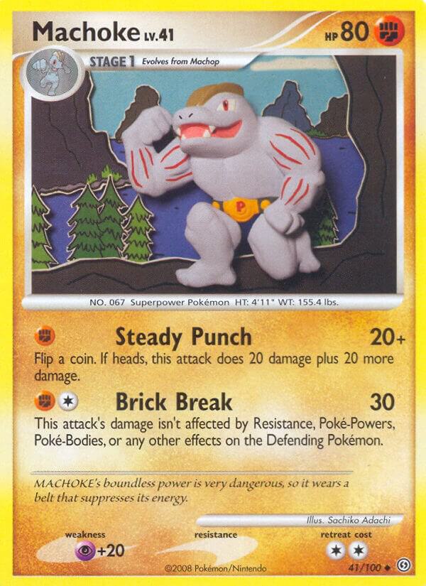 Machoke 41/100 card from Stormfront