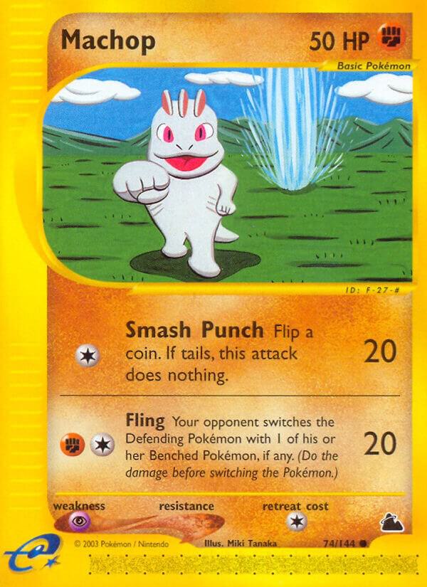 Machop 074/144 card from Skyridge