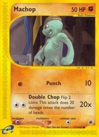 Machop 117/165 card from Expedition