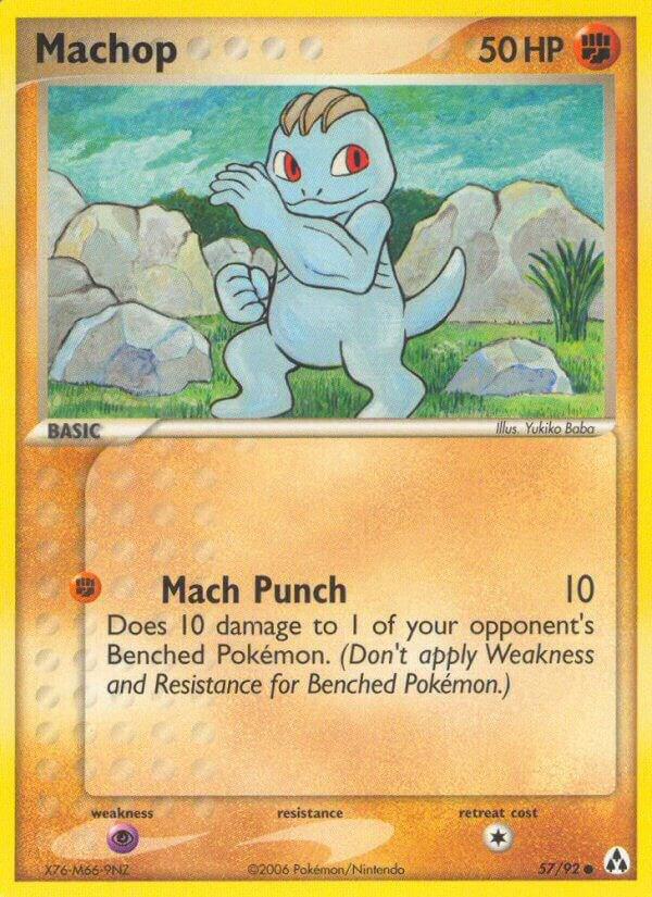 Machop 57/92 card from Legend Maker