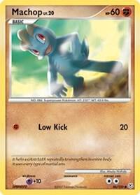Machop 86/130 card from Diamond and Pearl