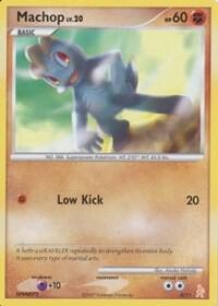 Machop 5/11 card from DP Trainer Kit: Manaphy & Lucario