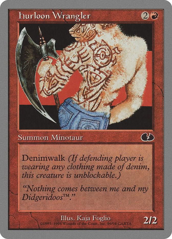 Hurloon Wrangler 46 card from Unglued