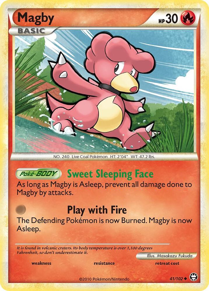 Magby 41/102 card from Triumphant