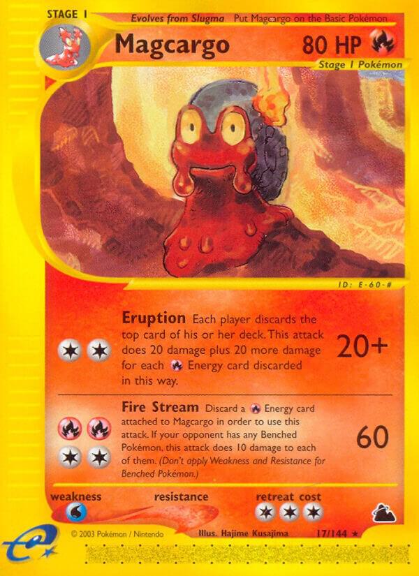 Magcargo (17) 017/144 card from Skyridge