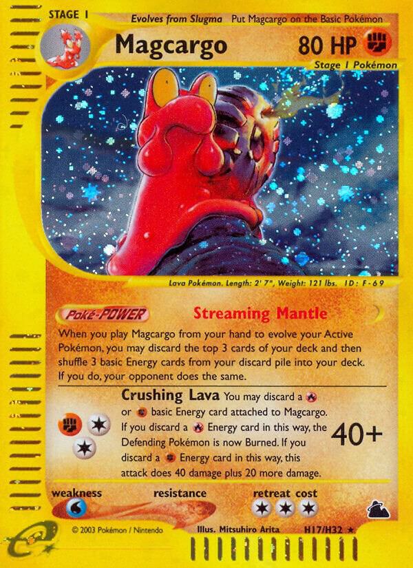 Magcargo (H17) H17/H32 card from Skyridge