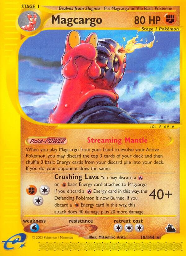 Magcargo (18) 018/144 card from Skyridge