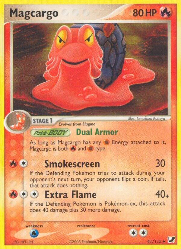 Magcargo 41/115 card from Unseen Forces