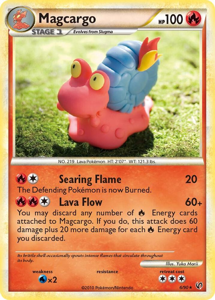 Magcargo 6/90 card from Undaunted