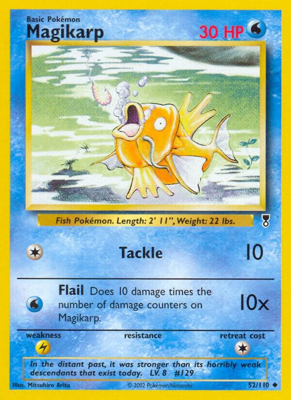 Magikarp 052/110 card from Legendary Collection