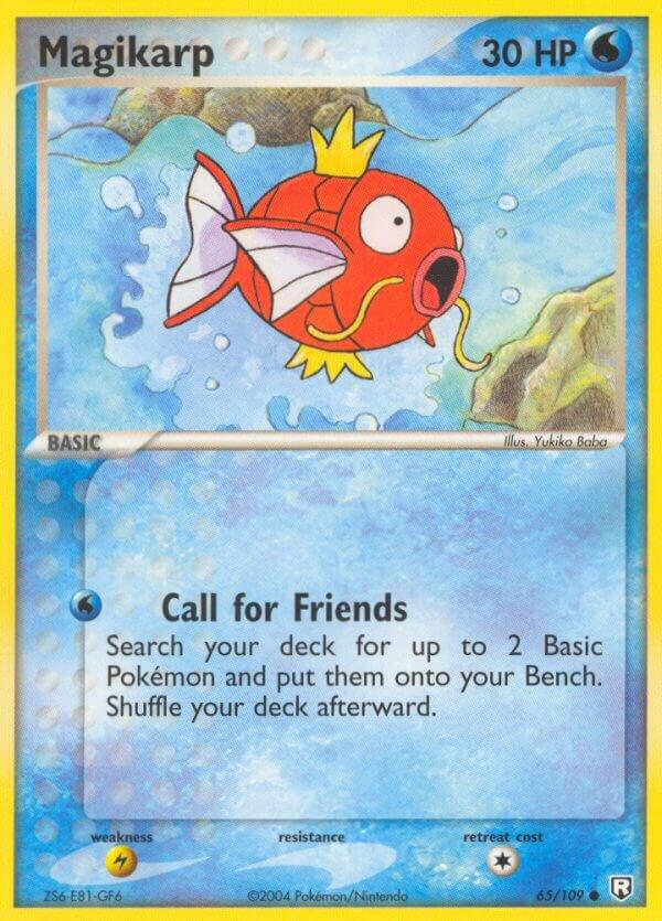 Magikarp 65/109 card from Team Rocket Returns