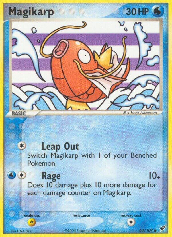 Magikarp 64/107 card from Deoxys