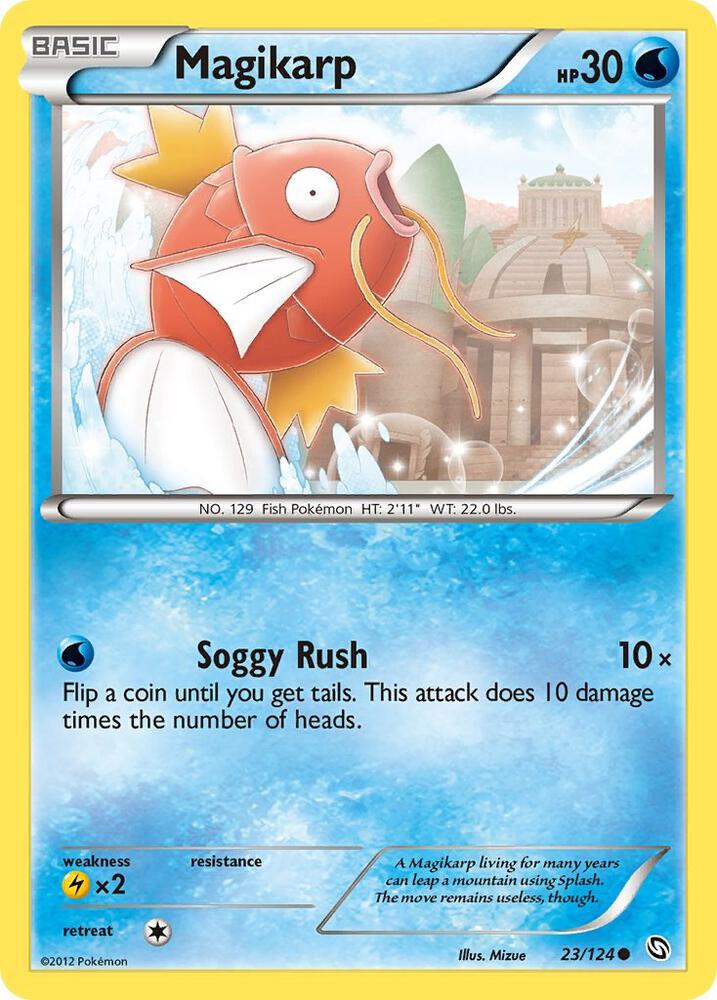 Magikarp 23/124 card from Dragons Exalted