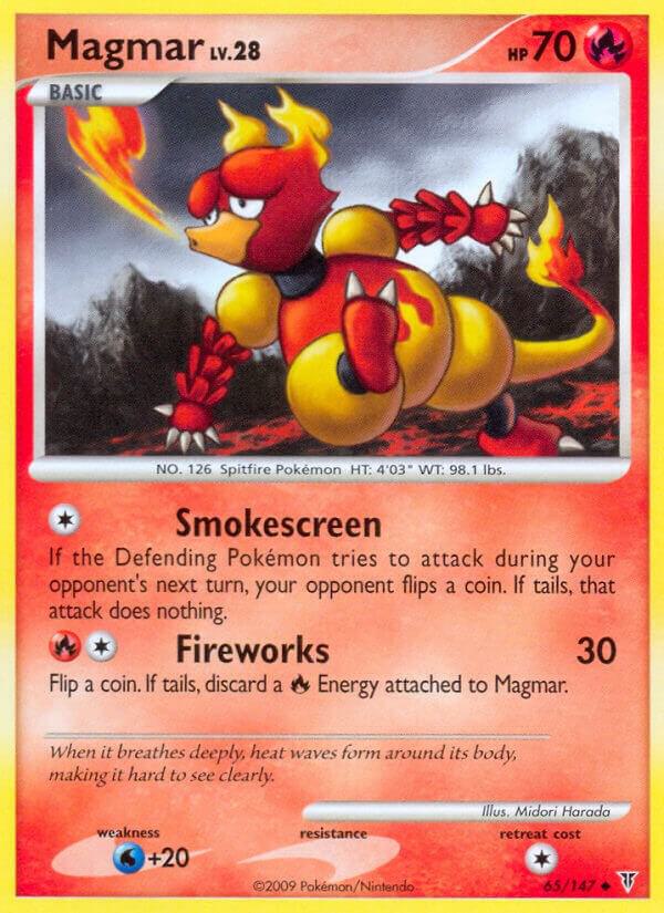 Magmar 65 card from Supreme Victors