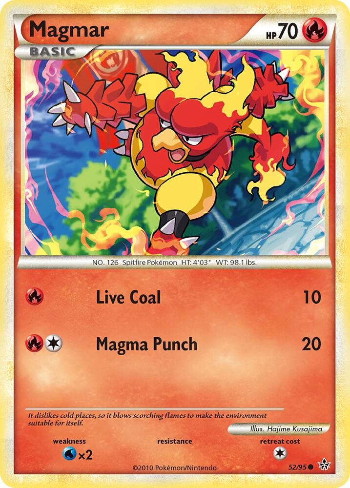 Magmar 52/95 card from Unleashed