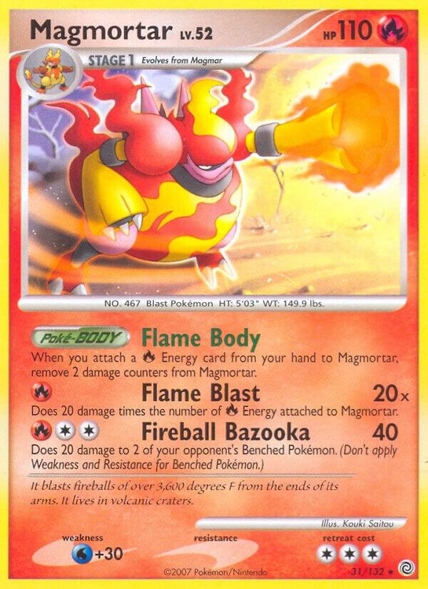Magmortar 31/132 card from Secret Wonders