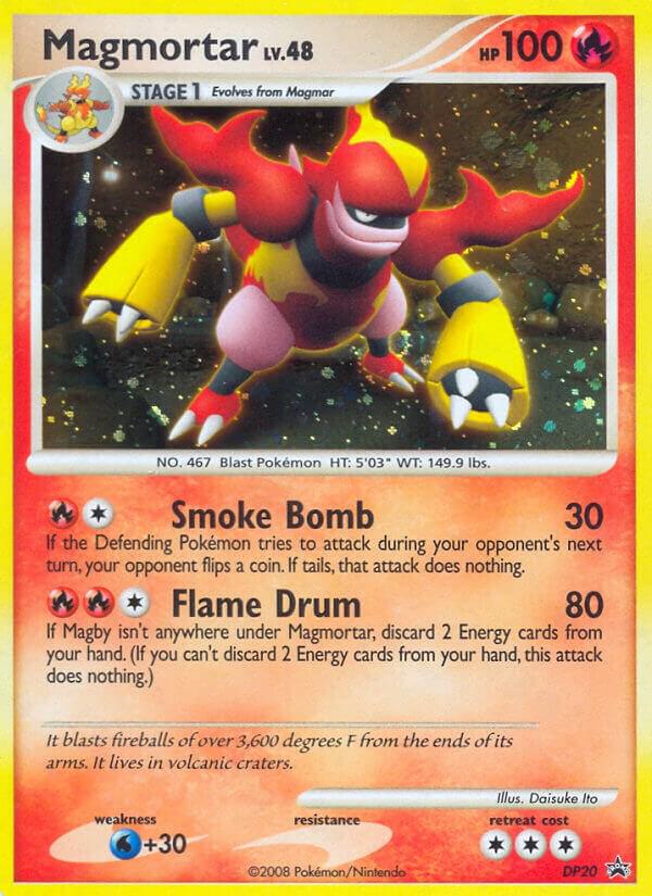 Magmortar DP20 card from Diamond and Pearl Promos
