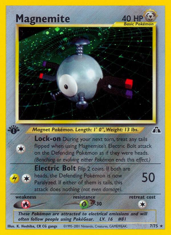 Magnemite (7) 07/75 card from Neo Discovery
